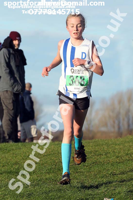 Girls under-13s Davison Shield, 2020 Sherman Cup/Davison Shield, Temple Park, South Shields.  Photo: David T. Hewitson/Sports for All Pics